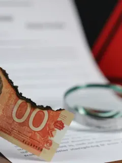 Illustration of financial loss and fraud warning in Canada