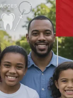 Smiling Canadian family highlights the positive impact of the Canada Dental Care Plan 2026 on family well-being and access to dental care.