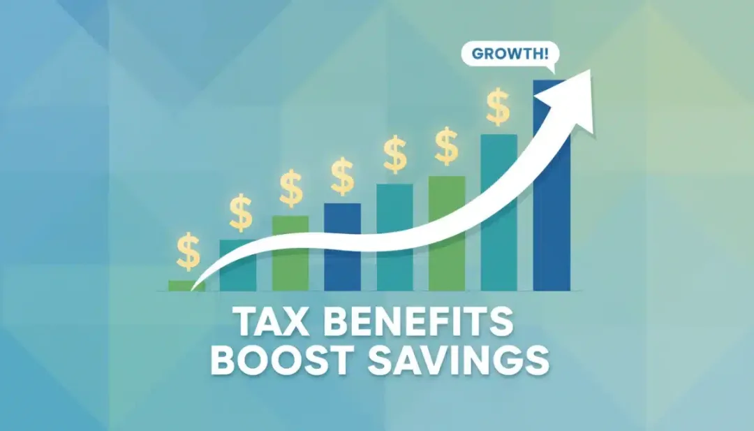 Financial chart showing rising savings from new Canadian tax credits.