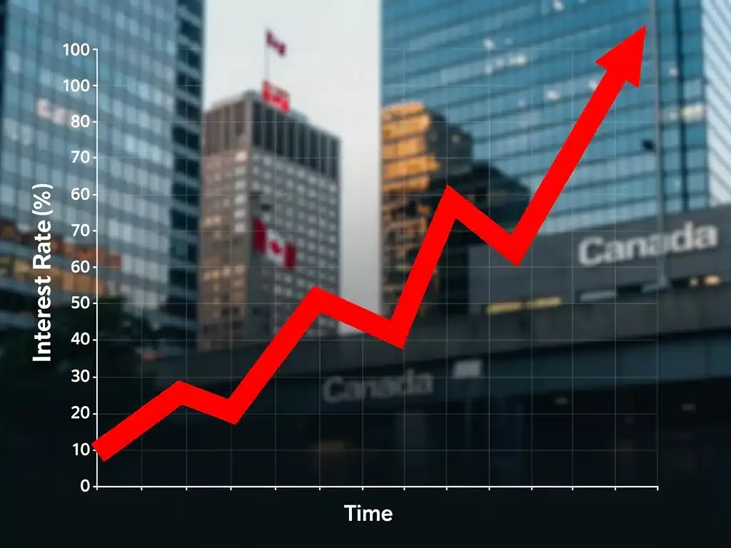 Graph illustrating interest rate trends impacting personal loans in Canada.