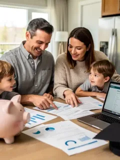 Canadian family reviewing RESP contribution strategies for 2026 CESG grant