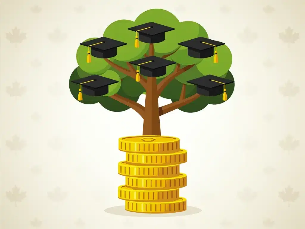 Illustration of education savings growing with CESG