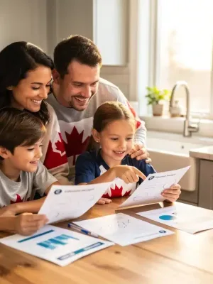 Canadian family planning for education savings with CESG documents