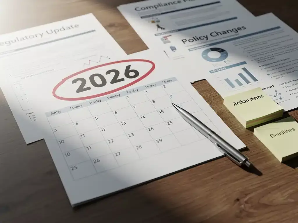 Calendar highlighting 2026 for EI benefit changes