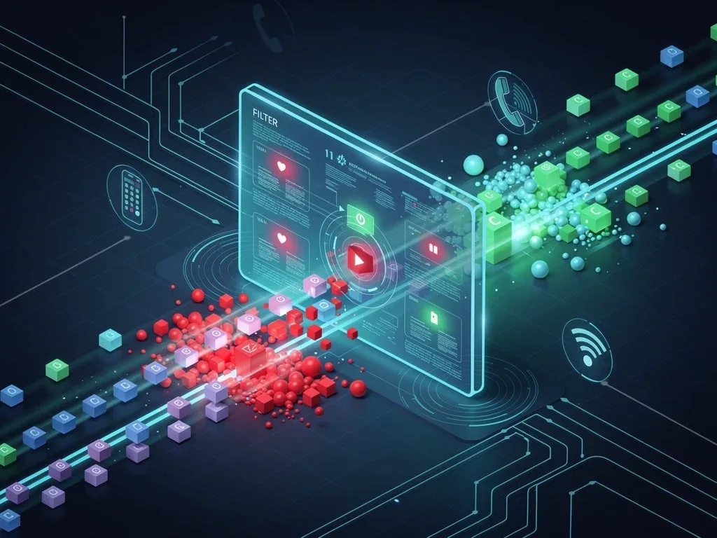 Digital data flow filtering and blocking