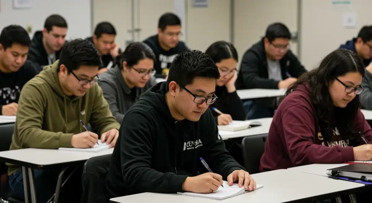 Canadian students learning about financial literacy and debt management.