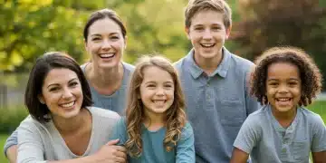 Canadian family enjoying outdoor activity, symbolizing financial security with Canada Workers Benefit 2026.