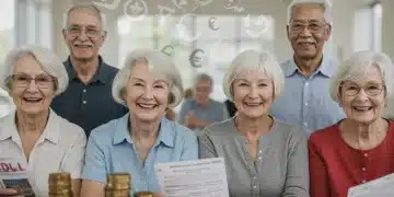 Canadian seniors discussing financial planning, symbolizing the impact of 2026 benefit changes. Seniors' Benefits in 2026.